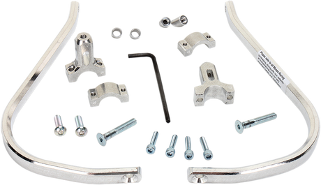 MOOSE RACING Handguards - Aluminum - 1-1/8" - Silver 50-4014S - Cycle City Outdoors