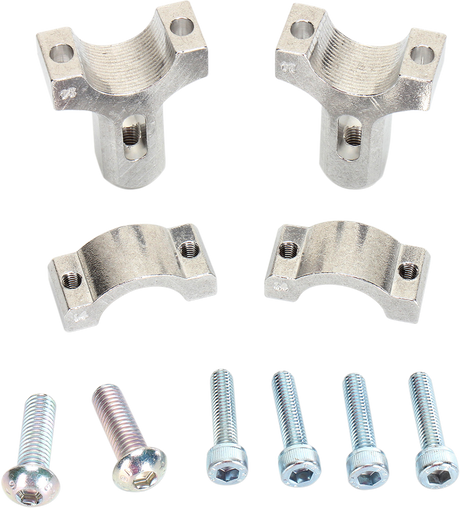 MOOSE RACING Handguard Clamp - Aluminum - Silver 50-014S - Cycle City Outdoors