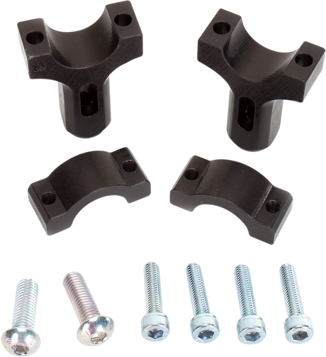 MOOSE RACING Handguard Clamp - Aluminum - Black 50-014B - Cycle City Outdoors