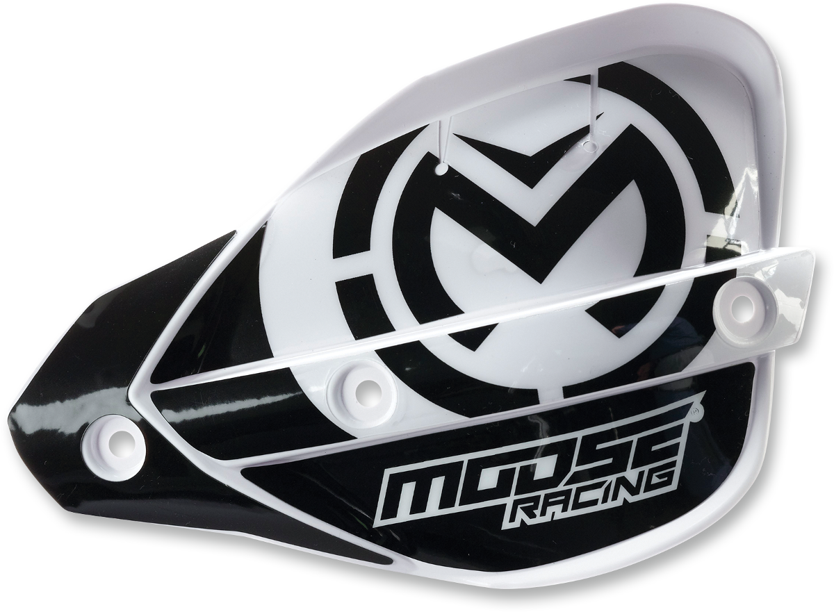 MOOSE RACING Handshields - Replacement - Enduro - White 0635-1470 - Cycle City Outdoors