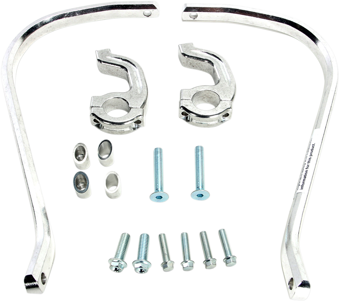 MOOSE RACING Handguards - Contour - 1-1/8" - Silver 50-5214S - Cycle City Outdoors