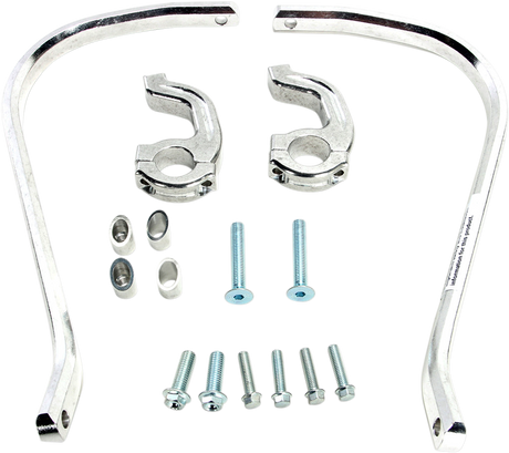 MOOSE RACING Handguards - Contour - 1-1/8" - Silver 50-5214S - Cycle City Outdoors