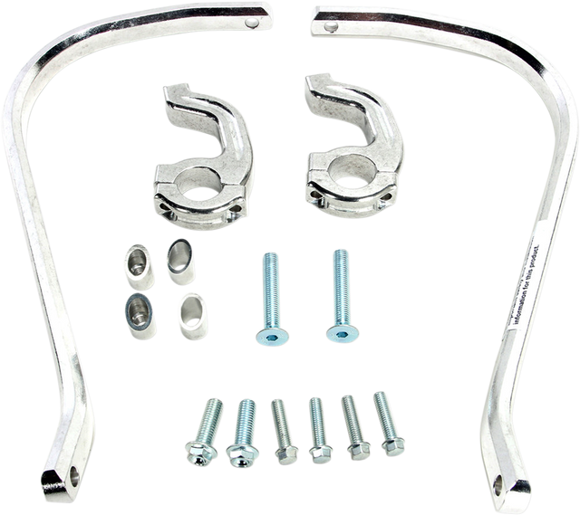 MOOSE RACING Handguards - Contour - 1-1/8" - Silver 50-5214S - Cycle City Outdoors