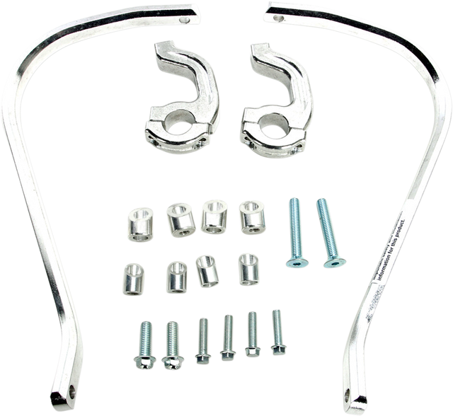 MOOSE RACING Handguards - Contour - 7/8" - Silver 50-5232S - Cycle City Outdoors