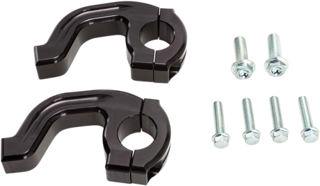 MOOSE RACING Handguard Clamp - Contour - 7/8" - Black 50-232B - Cycle City Outdoors