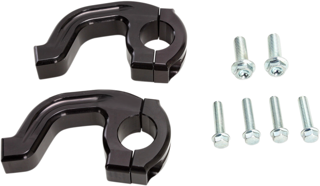 MOOSE RACING Handguard Clamp - Contour - 7/8" - Black 50-232B - Cycle City Outdoors