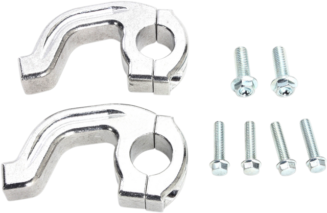 MOOSE RACING Handguard Clamp - Contour - 7/8" - Silver 50-232S - Cycle City Outdoors