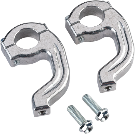 MOOSE RACING Handguard Clamp - Contour - Pro Taper - Silver 50-214S - Cycle City Outdoors