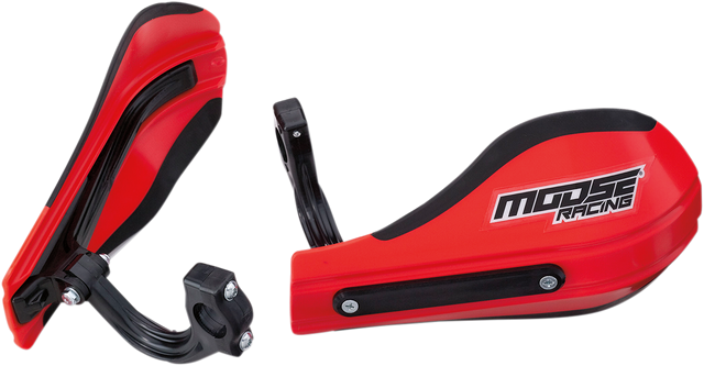 MOOSE RACING Handguards - Roost 2 - Red 53-226 - Cycle City Outdoors