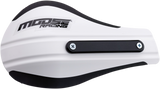 MOOSE RACING Handguards - Deflector - Contour 2 - White 51-220 - Cycle City Outdoors