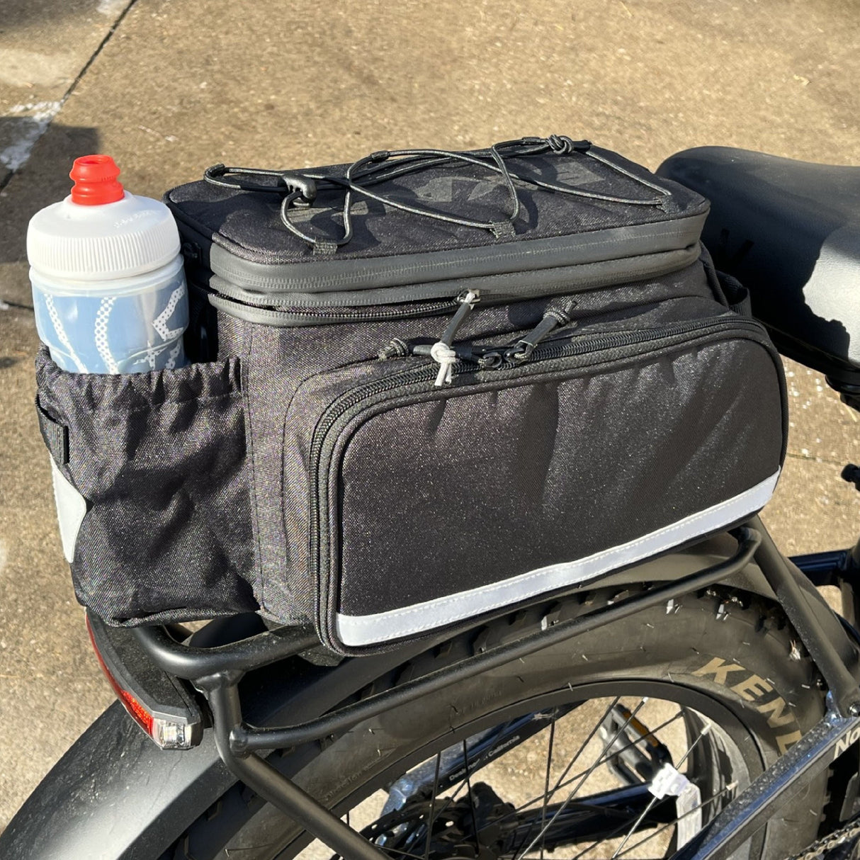 BiKase - MIK Trunk Bag Big Daddy Bicycle Rack Bag (works only with MIK Rack - not Included)