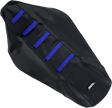 MOOSE RACING Ribbed Seat Cover - Black Cover/Blue Ribs - Yamaha YZ12502-332RT - Cycle City Outdoors
