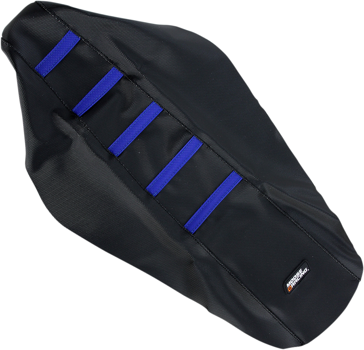 MOOSE RACING Ribbed Seat Cover - Black Cover/Blue Ribs - Yamaha YZ12502-332RT - Cycle City Outdoors
