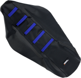 MOOSE RACING Ribbed Seat Cover - Black Cover/Blue Ribs - Yamaha YZ12502-332RT - Cycle City Outdoors