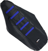 MOOSE RACING Ribbed Seat Cover - Black Cover/Blue Ribs - Yamaha YZF25003-332RT - Cycle City Outdoors