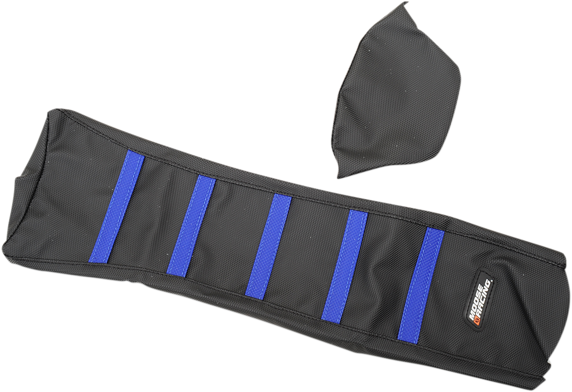 MOOSE RACING Ribbed Seat Cover - Black Cover/Blue Ribs - Yamaha YZF45018-332 - Cycle City Outdoors