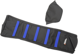 MOOSE RACING Ribbed Seat Cover - Black Cover/Blue Ribs - Yamaha YZF45018-332 - Cycle City Outdoors