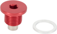 MOOSE RACING Magnetic Drain Plug - Red - Husqvarna DP126 - Cycle City Outdoors