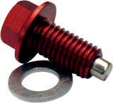 MOOSE RACING Magnetic Drain Plug - Red - Kawasaki DP120 - Cycle City Outdoors