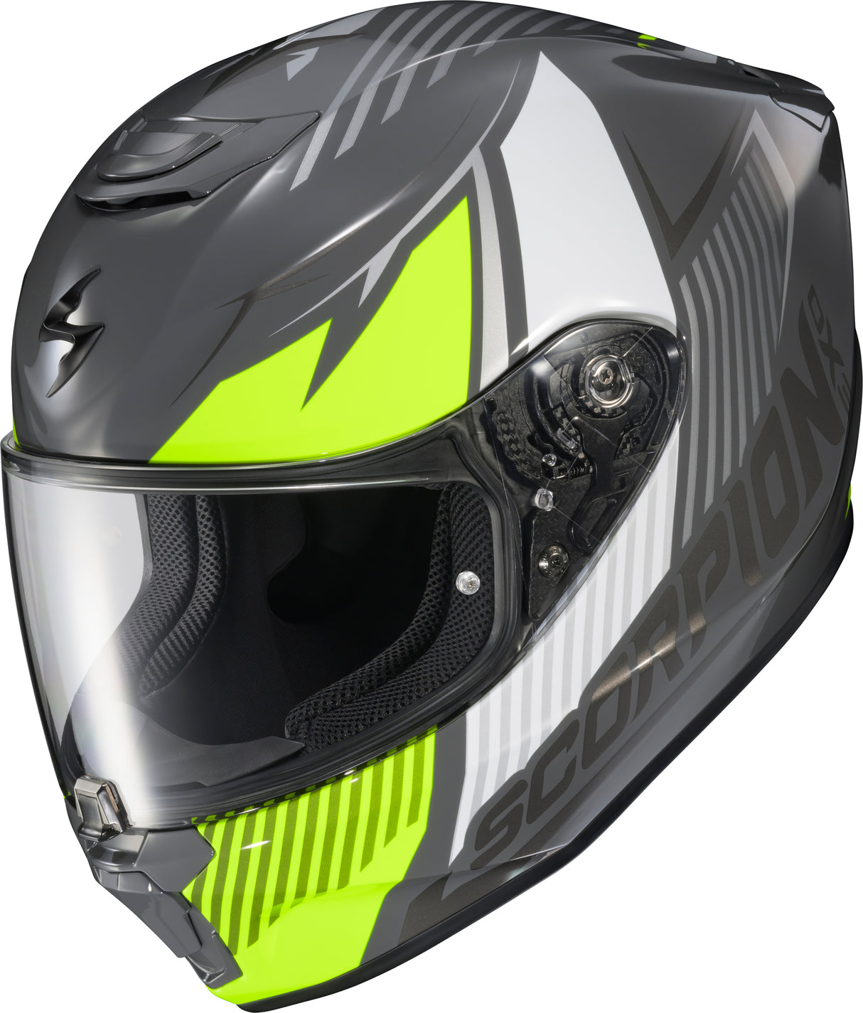 Scorpion - Exo R330 Full Face Helmet Hawker Hi Viz Xl