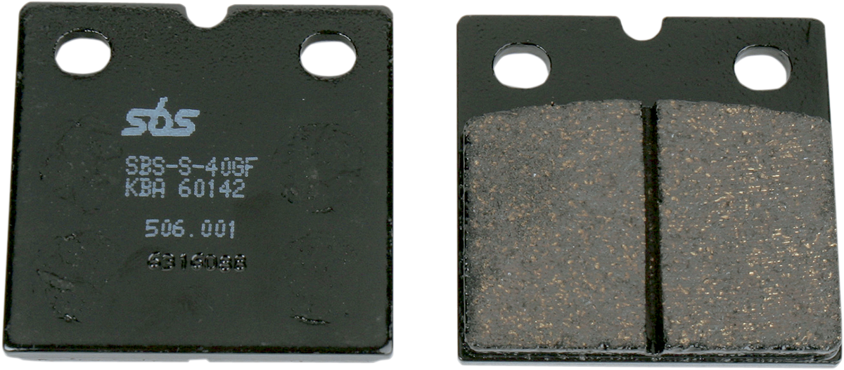 SBS HF Series Organic Base Brake Pads - 506HF (BMW / Ducati / Moto Guzzi / MV Agusta 1974–2008)