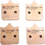 EBC GPFAX-HH Series Sintered Front Brake Pads - GPFAX604/4HH (BMW S1000RR / S R Naked 2010–2019)