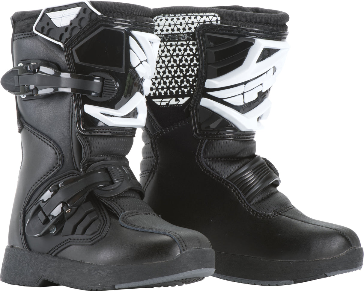 Youth Maverik Mini Boots Black Sz Y12 - Cycle City Outdoors