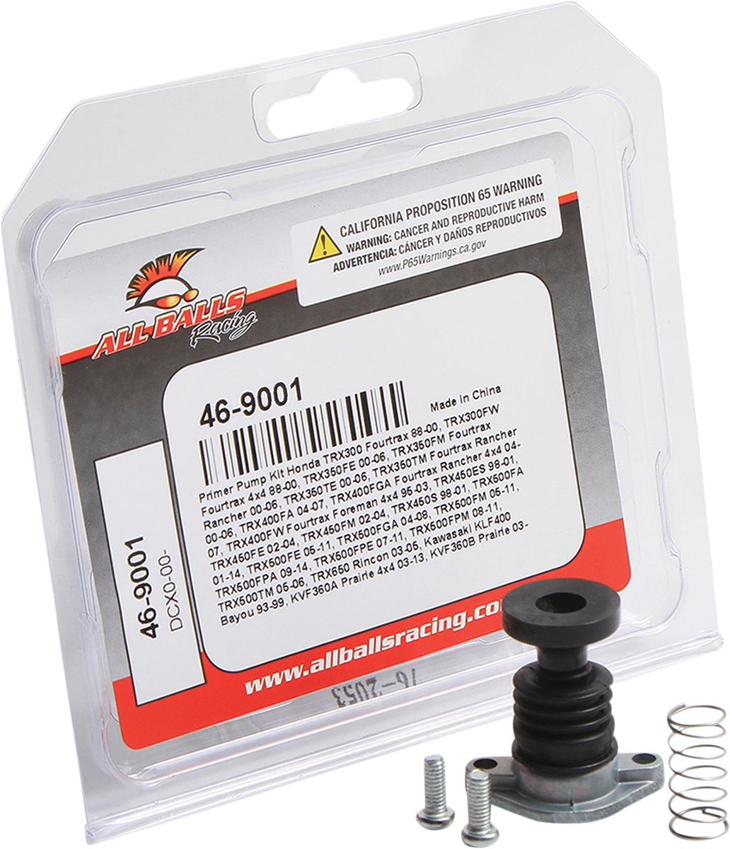 ALL BALLS Carburetor Primer Rebuild Pump Kit - Honda/Kawasaki 46-9001
