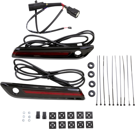 CIRO Hinge Covers - Red/Black 40171 - Cycle City Outdoors