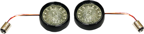 Custom Dynamics Turn Signal Insert - Red/Smoke PBBB-RR-1157BS - Cycle City Outdoors