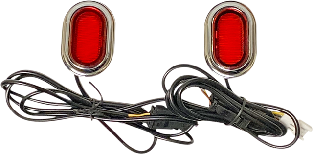 Custom Dynamics Antenna Grommet Light - Smoke Lens - Chrome CD-PLUG-SC - Cycle City Outdoors