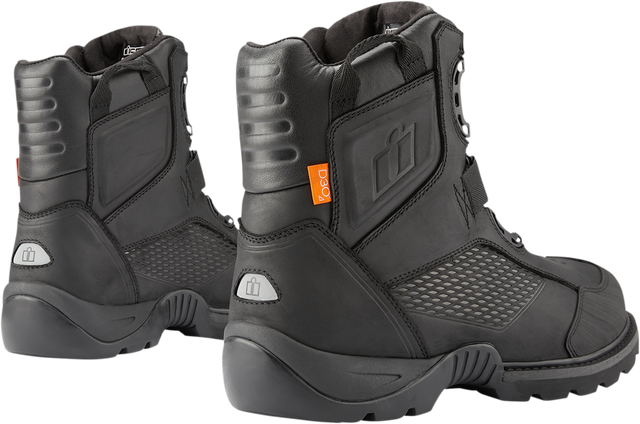 ICON Stormhawk Boots - Black - Size 7 3403-1149