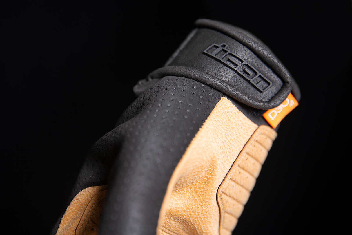 ICON Airform™ Gloves - Black/Tan - XL 3301-4144
