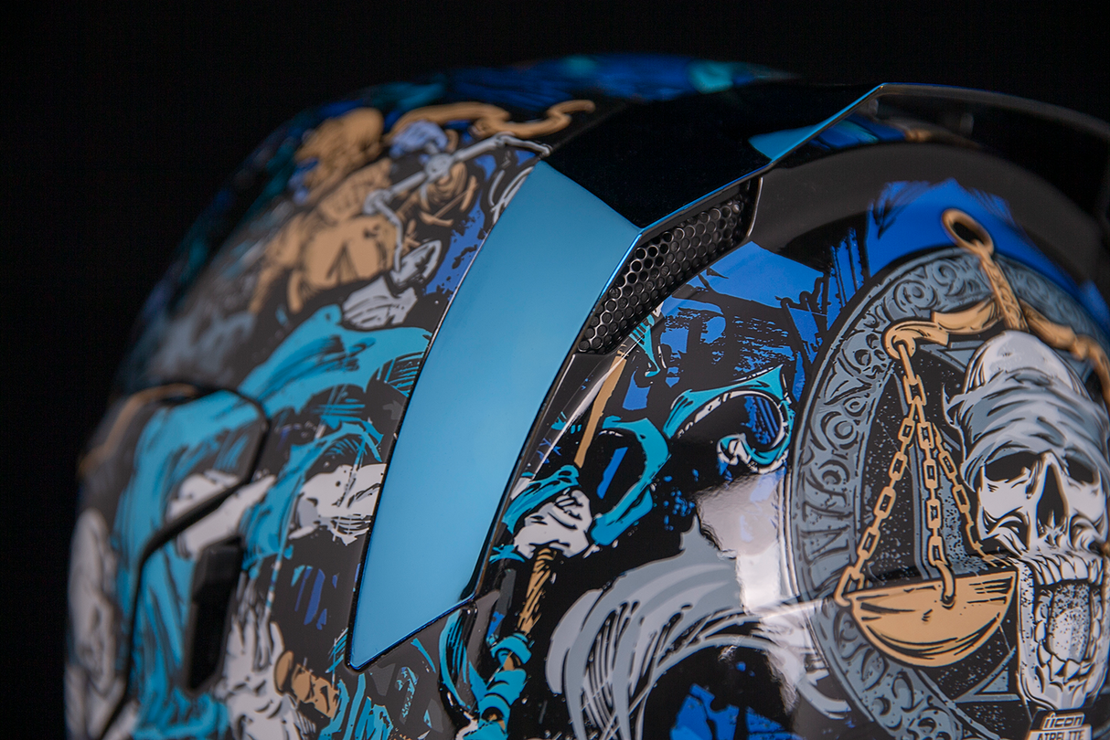 Icon Airflite™ Helmet - 4Horsemen - Blue - Medium 0101-13919