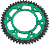 MOOSE RACING Dual Sprocket - Green - 52 Tooth 1210-460-52-15X - Cycle City Outdoors
