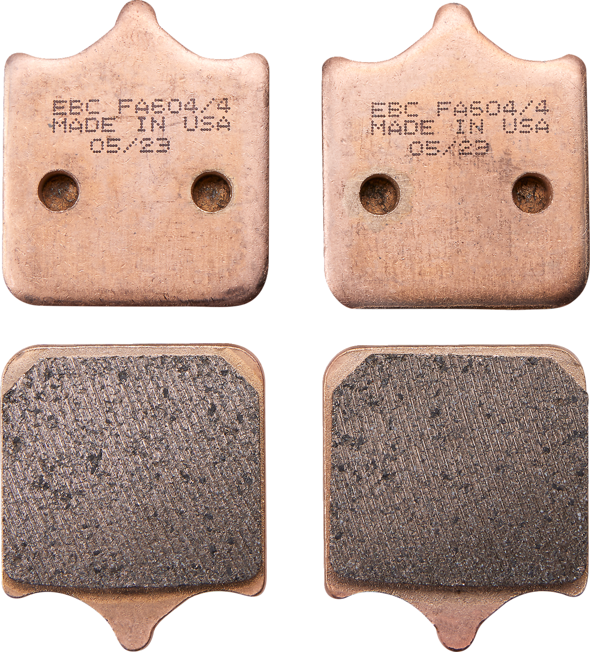 EBC FA-HH Series Sintered Front Brake Pads - FA604/4HH (Triumph Street Twin / BMW S1000RR 2010–2024)