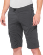 100% Ridecamp Shorts - Charcoal - US 32 40029-00009