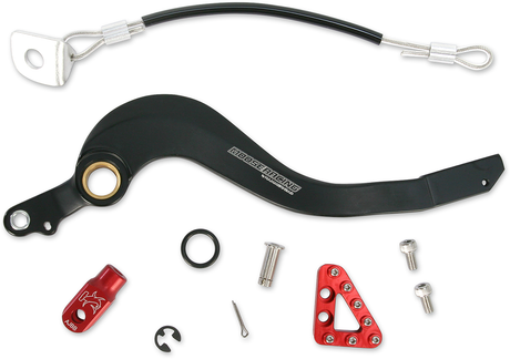 MOOSE RACING Brake Pedal - Red - Honda 82-0104-21-11 - Cycle City Outdoors