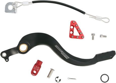 MOOSE RACING Brake Pedal - Red - Honda 82-0106-21-11 - Cycle City Outdoors