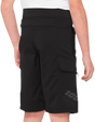 100% Youth Ridecamp Shorts - Black - US 24 40033-00001