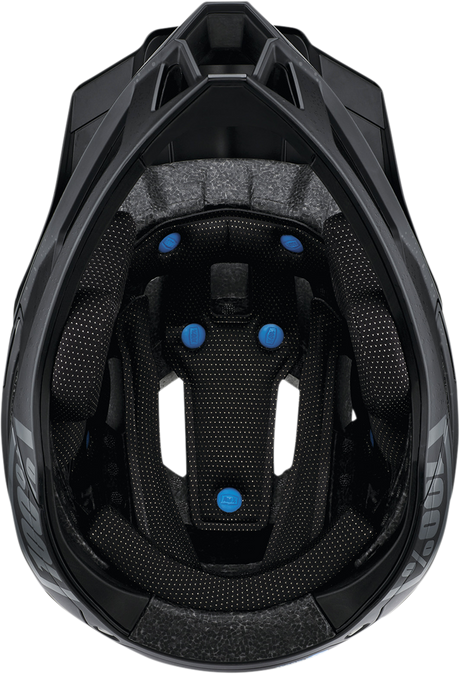 100% Trajecta Helmet - Fidlock - Black - Large 80003-00003