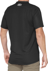 100% Celium Short-Sleeve Jersey - Dark Gray/Black - Large 41204-290-12