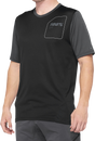 100% Ridecamp Short-Sleeve Jersey - Charcoal/Black - XL 40027-00008