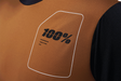 100% Ridecamp Short-Sleeve Jersey - Terracotta/Black - Small 40027-00015