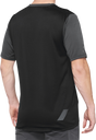 100% Ridecamp Short-Sleeve Jersey - Charcoal/Black - Small 40027-00005