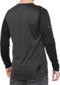 100% Ridecamp Long-Sleeve Jersey - Black/Charcoal - Large 40028-00002