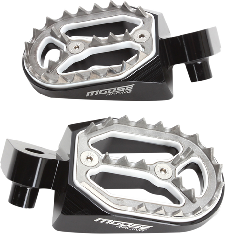 MOOSE RACING Qualifier Footpegs - Standard - Yamaha/Gas Gas P17-44A6B - Cycle City Outdoors