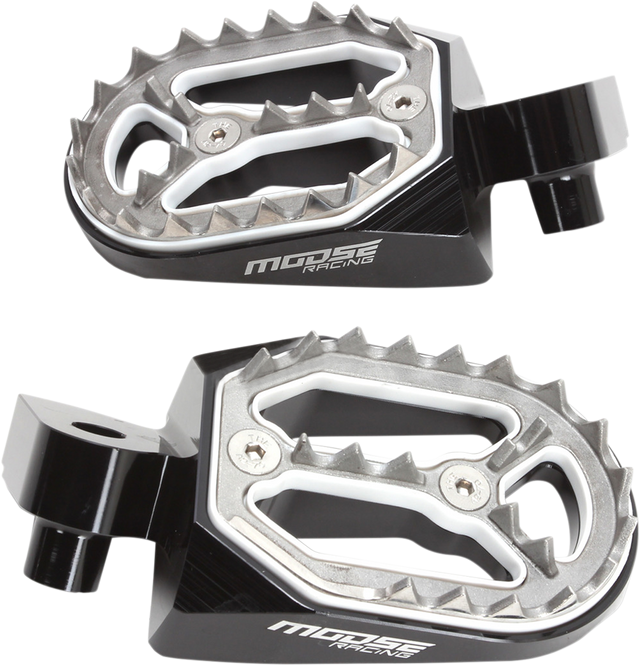 MOOSE RACING Qualifier Footpegs - Standard - Yamaha/Gas Gas P17-44A6B - Cycle City Outdoors