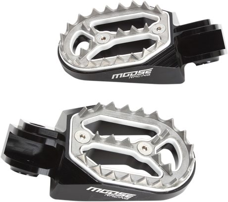 MOOSE RACING Qualifier Footpegs - Standard - KTM/Husqvarna/Sherco P17-54A3B - Cycle City Outdoors