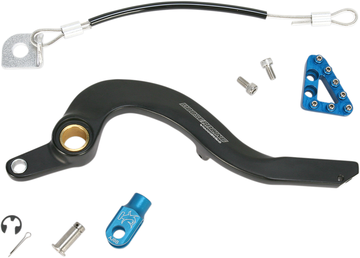 MOOSE RACING Brake Pedal - Blue - Yamaha 82-0222-21-22 - Cycle City Outdoors
